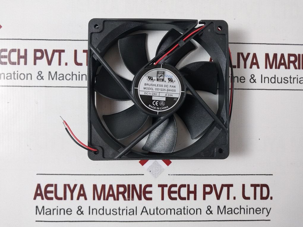 Lot Of 5X Orion Fans Od1225-24Hss Dc Fan 24V 5.8W