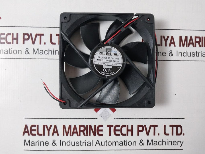 Lot Of 5X Orion Fans Od1225-24Hss Dc Fan 24V 5.8W