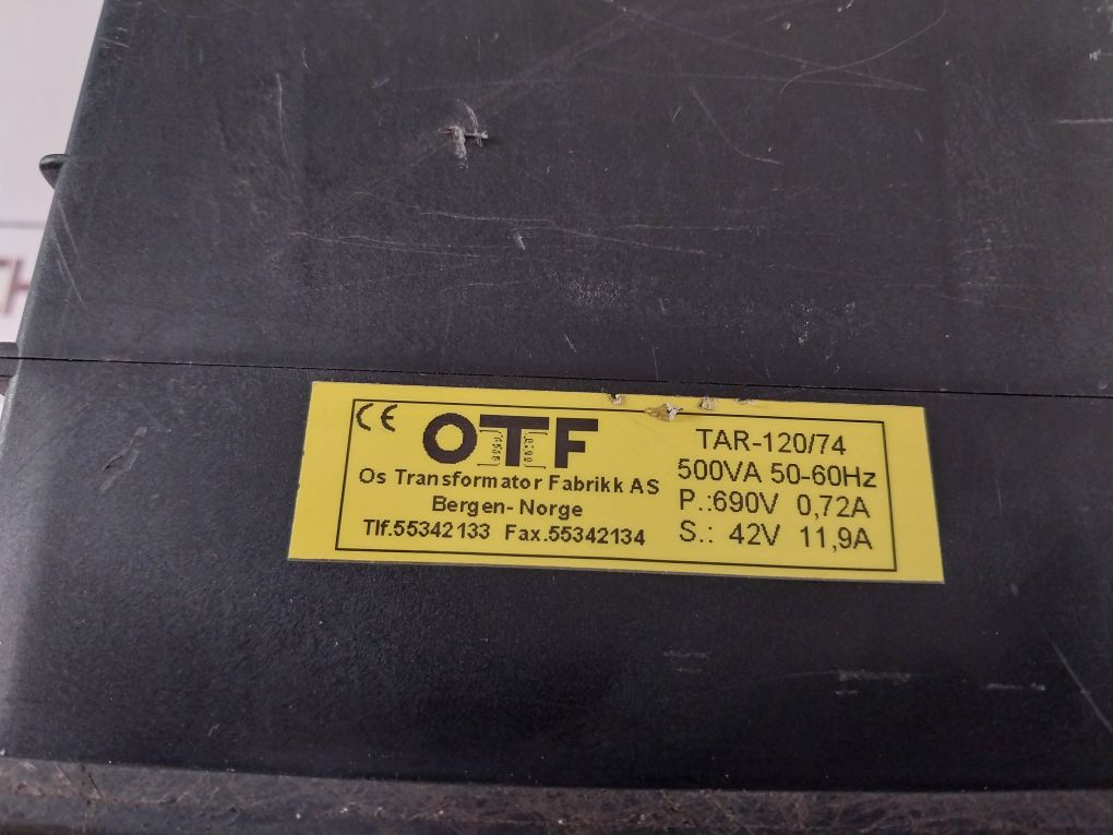 Otf Tar-120/74 500Va 50-60Hz