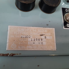 Osaka Nunotani Seiki Electric Window Wiper Switch Box Ac100V