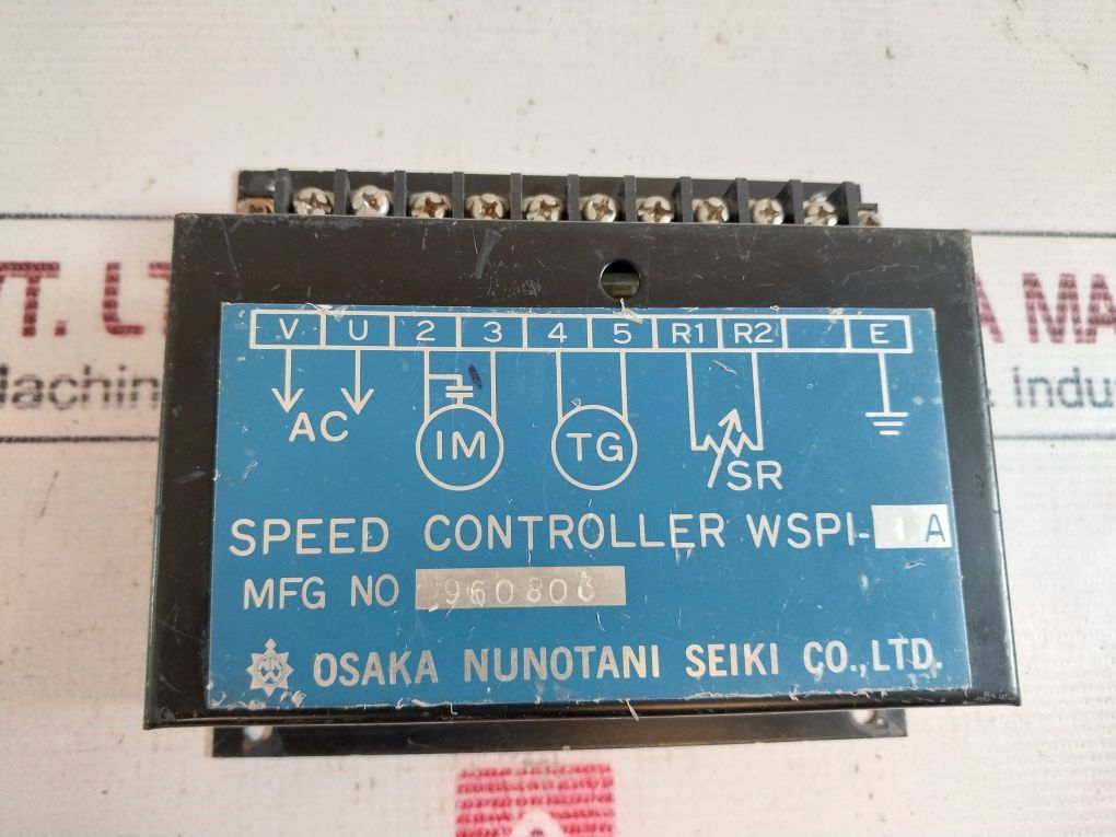 Osaka Nunotani Seiki Wspi-1A Speed Controller