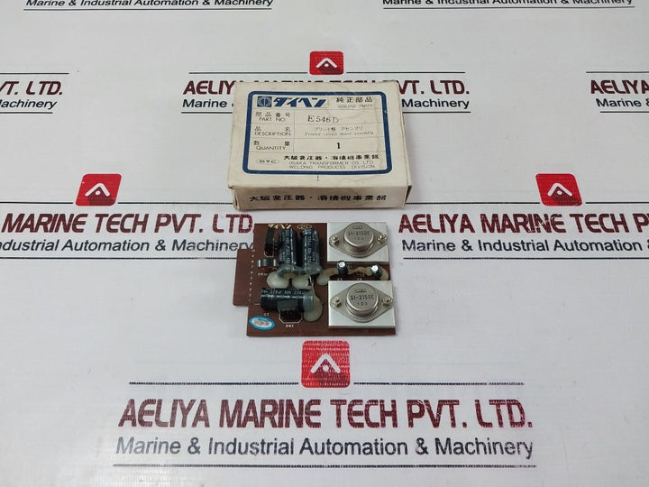 Osaka Transformer E546D Otc Printed Circuit Board Assembly
