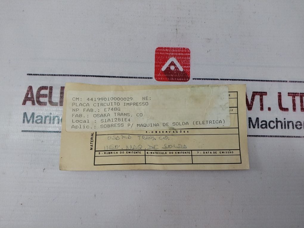 Osaka Transformer E748G Pcb Welding Products Division Y975G