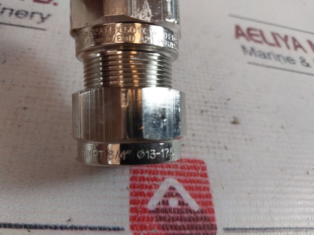 Oscg Npt 3/4” Cable Gland Brass Nickel