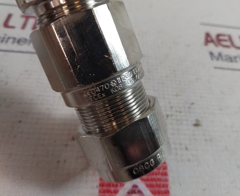 Oscg Npt 3/4” Cable Gland Brass Nickel