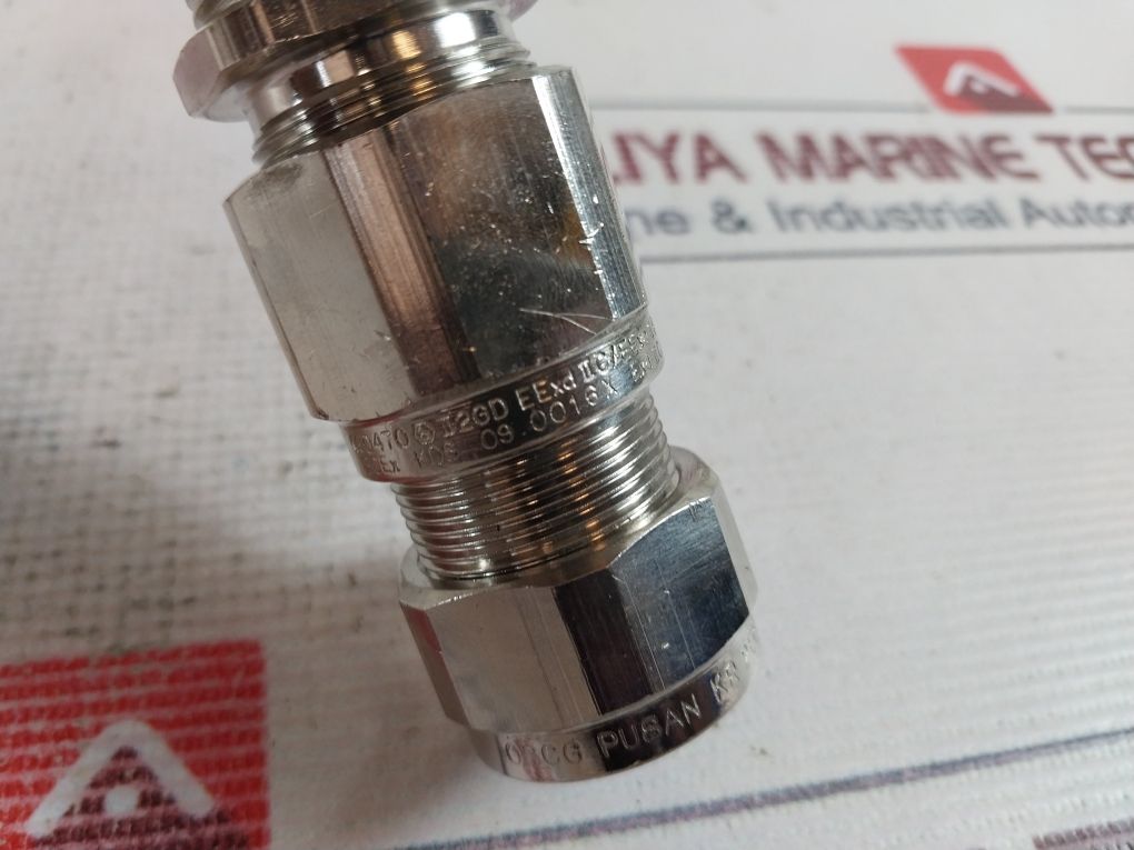 Oscg Npt 3/4” Cable Gland Brass Nickel