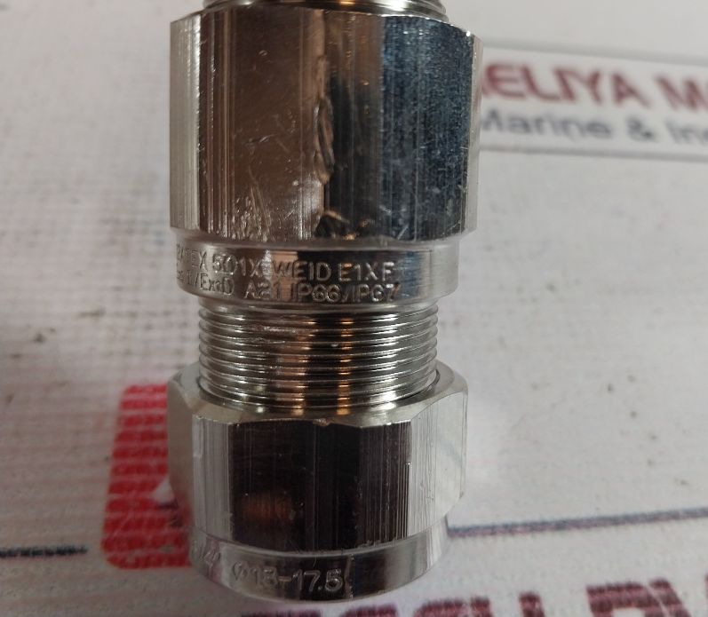 Oscg Npt 3/4” Cable Gland Brass Nickel