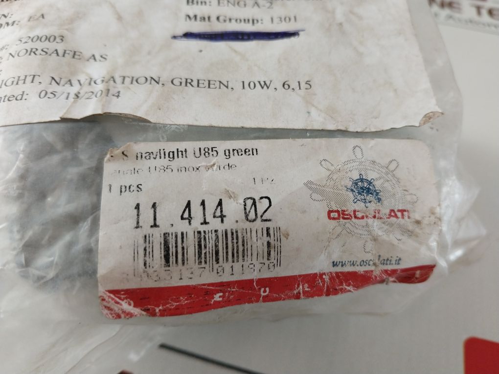 Osculati U85 Navigation Light Green