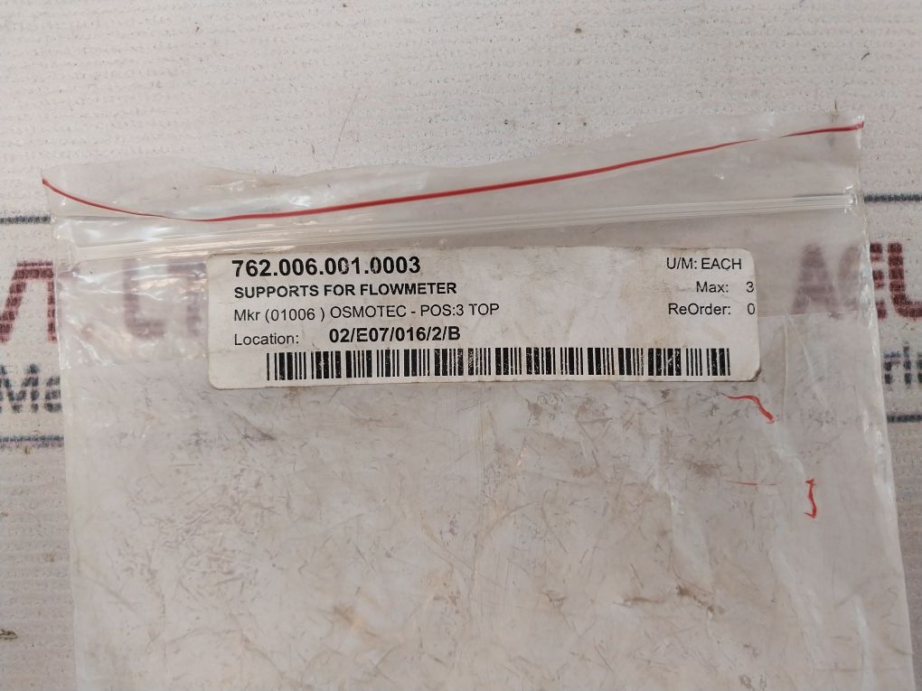 Osmotec 762.006.001.0003 Supports For Flowmeter