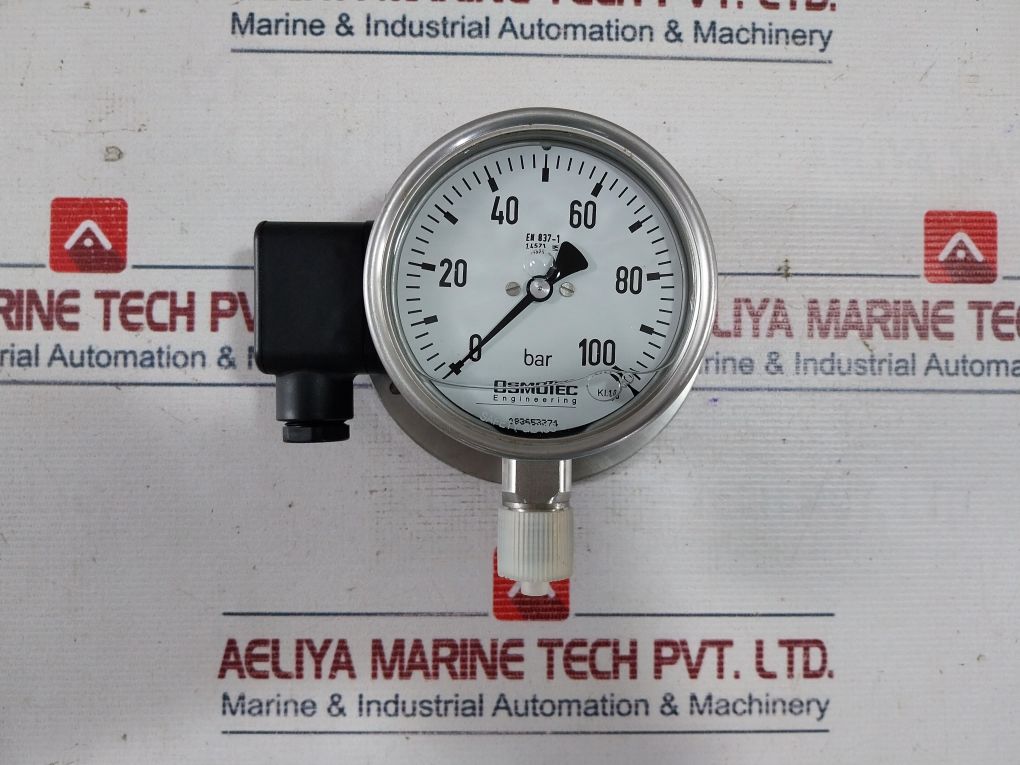 Osmotec En 837-1 Pressure Gauge 0-100 Bar