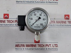 Osmotec En 837-1 Pressure Gauge 0-100 Bar