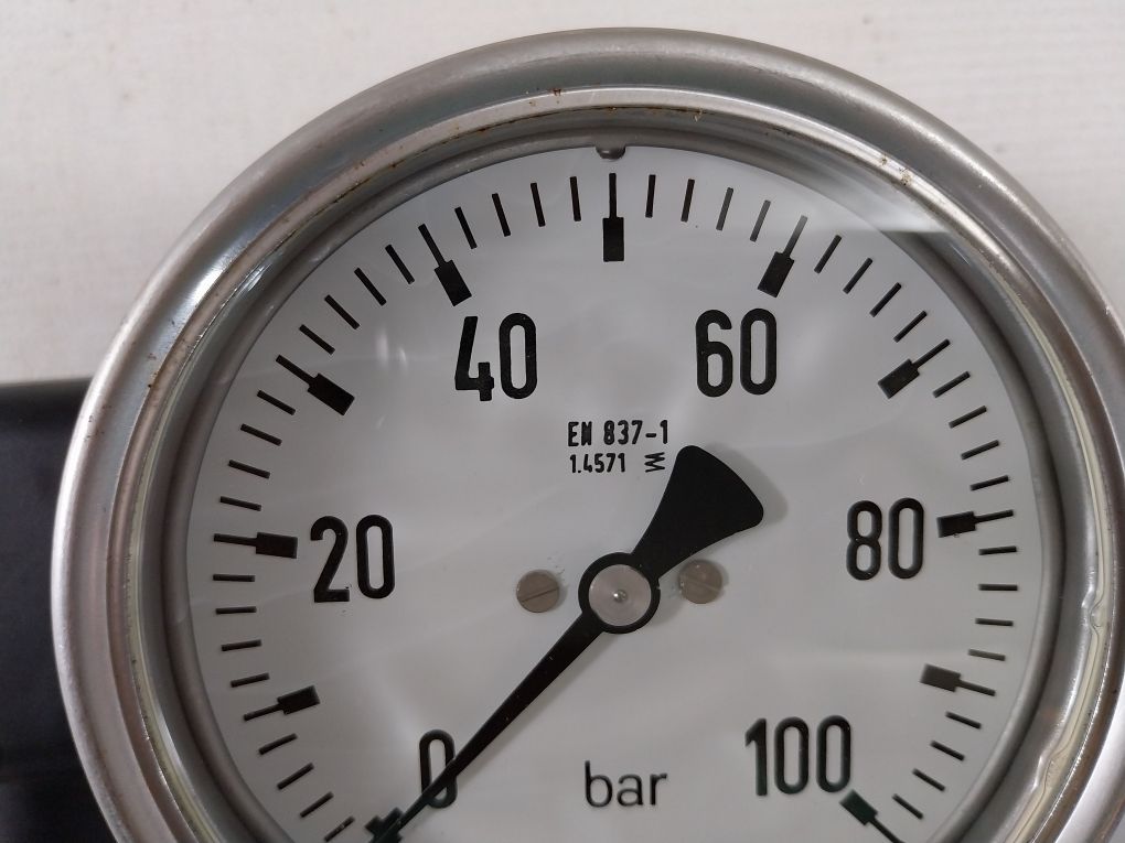 Osmotec En 837-1 Pressure Gauge 0-100 Bar