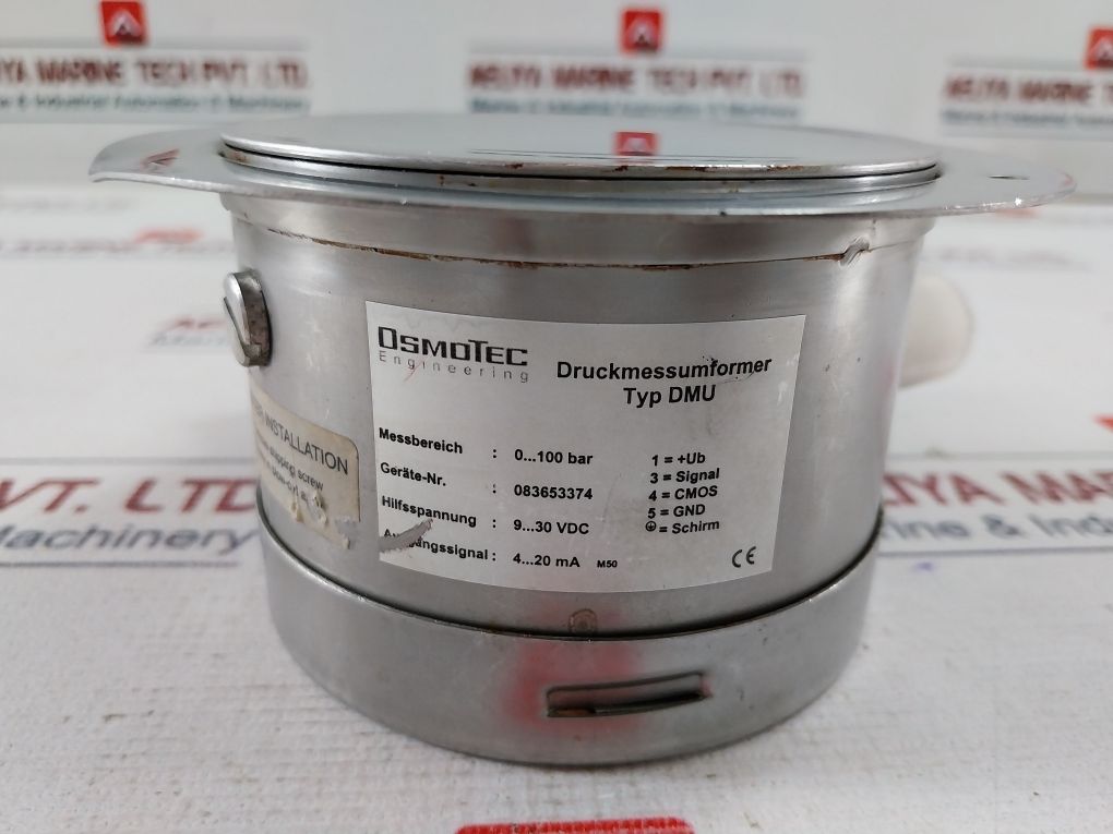 Osmotec En 837-1 Pressure Gauge 0-100 Bar