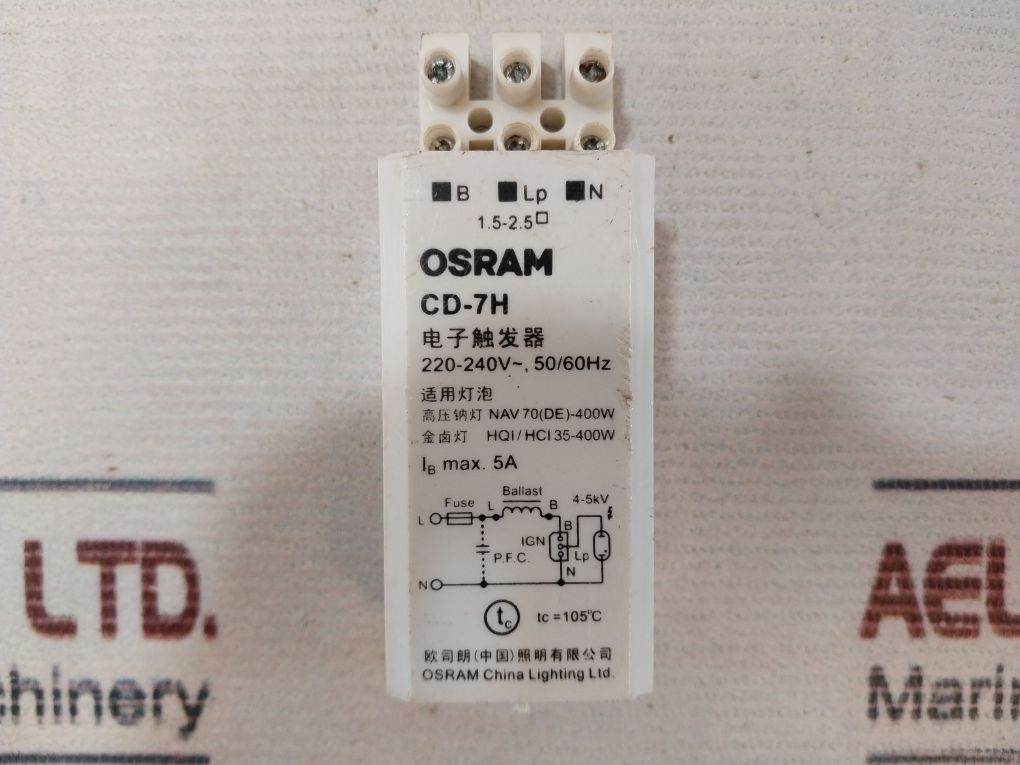 Osram Cd-7H Electronic Trigger Hqi/Hci 35-400W