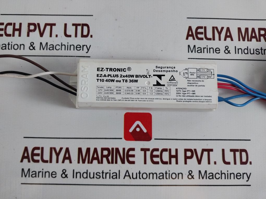 Osram Ez-a-plus 2X40W Bivolt T10 40W Ou T8 36W