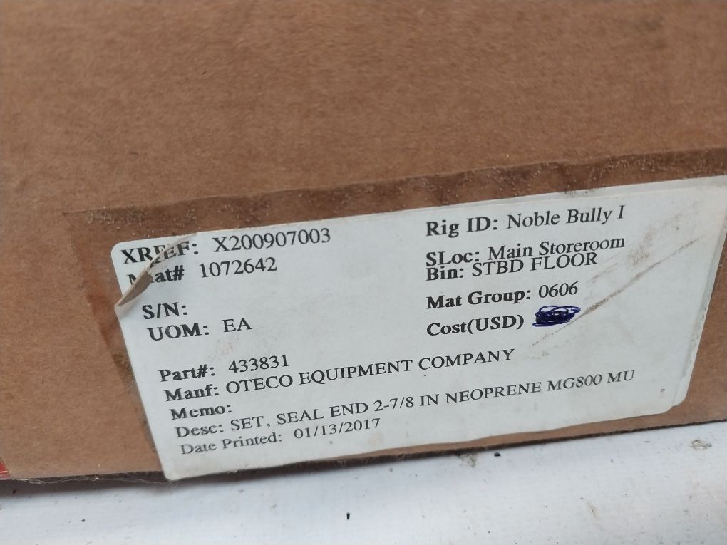 Oteco 433831 Seal Set