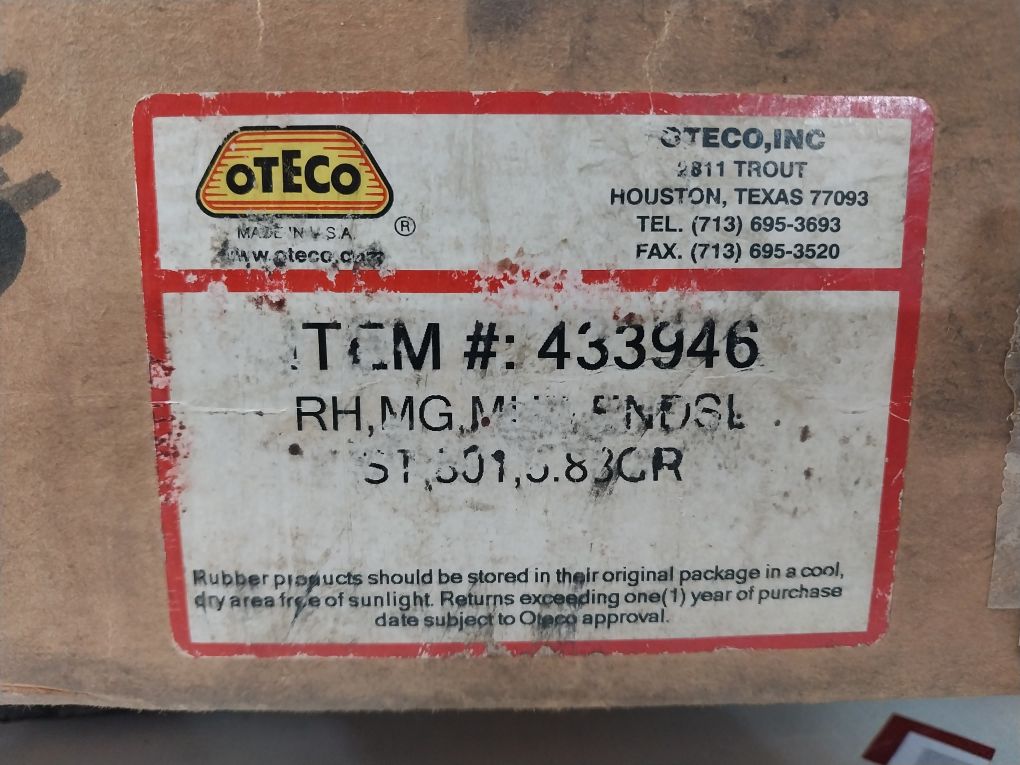 Oteco 433946 5-7/8 In Neoprene Mg800 Mud Bu Seal Set