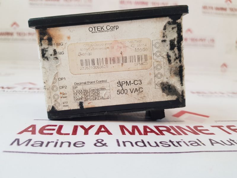 Otek 1 520 748 7900 Panel Meter Spm-c3