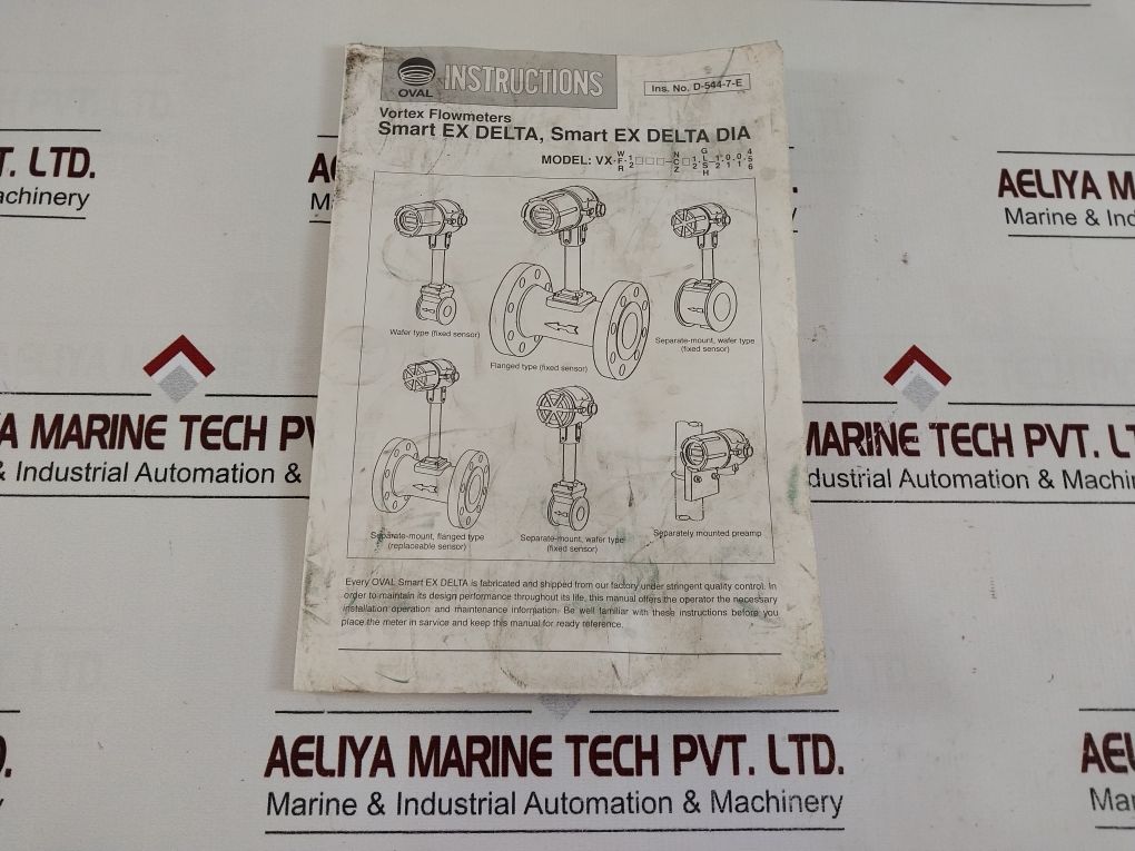 Oval Vxw1040-n51L-1016A Delta Flowmeter