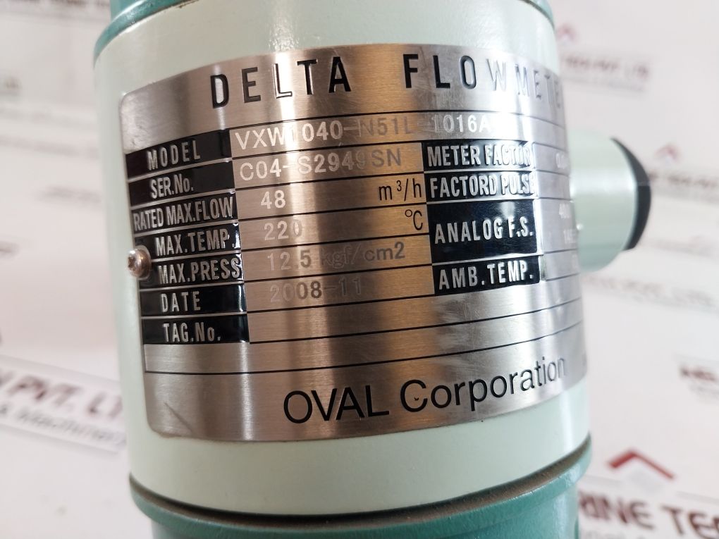 Oval Vxw1040-n51L-1016A Delta Flowmeter