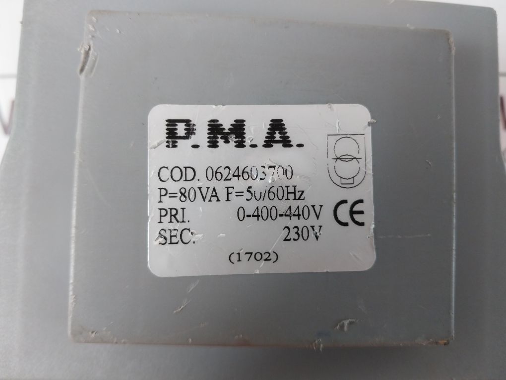 P.M.A. 0624603700 Transformer 0-400-440V