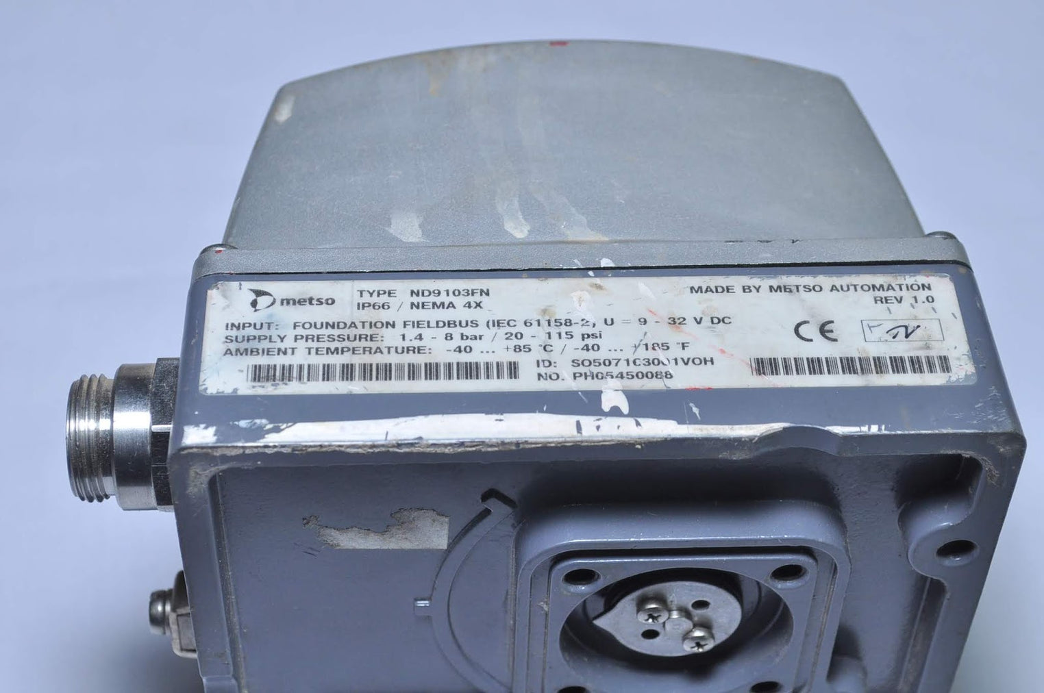 Metso neles nd9103fn intelligent valve controller