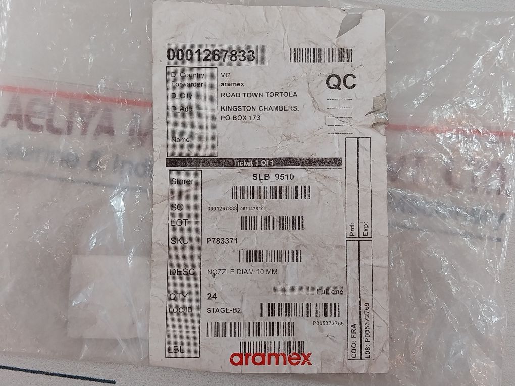 Lot Of 24X P783371 Oil Nozzle Diam 10 Mm