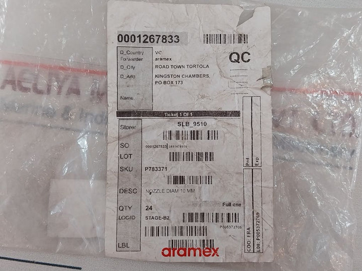 Lot Of 24X P783371 Oil Nozzle Diam 10 Mm