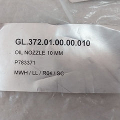 Lot Of 24X P783371 Oil Nozzle Diam 10 Mm