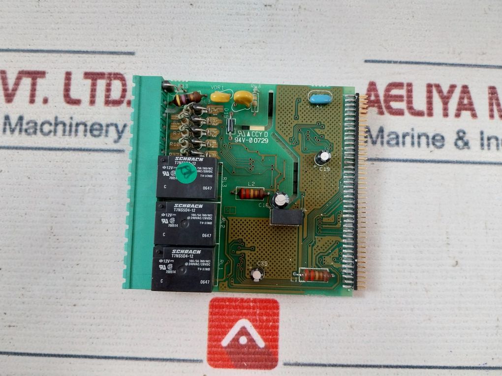 P&B Eng. 051-4 Uv+. Digital I/Ps + Rlys/Riys Pcb