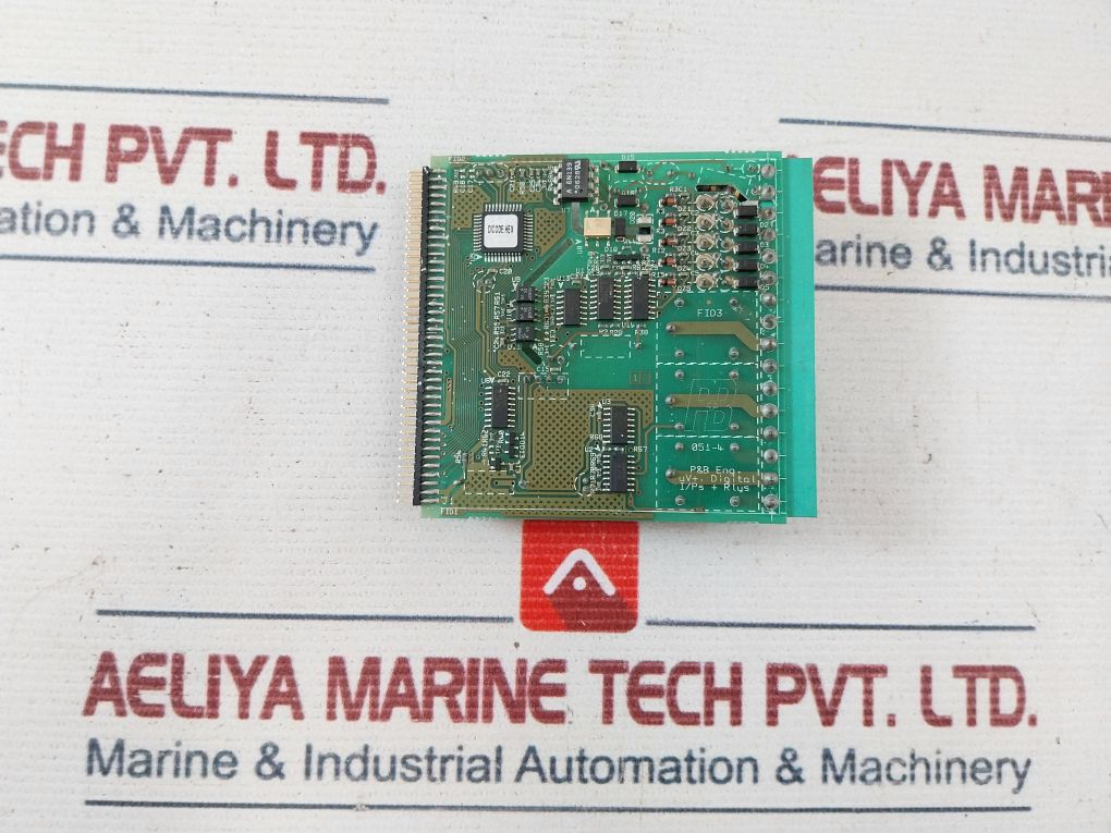 P&B Eng. 051-4 Uv+. Digital I/Ps + Rlys/Riys Pcb