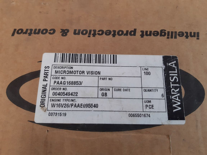 P&B Protection Relays Vision Micromotor 5/1A Ver: 0.034