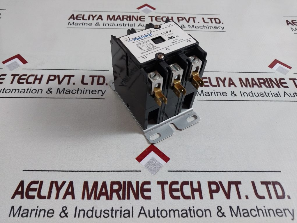 Packard C340A Magnetic Contactor 3 Poles 24 Vac