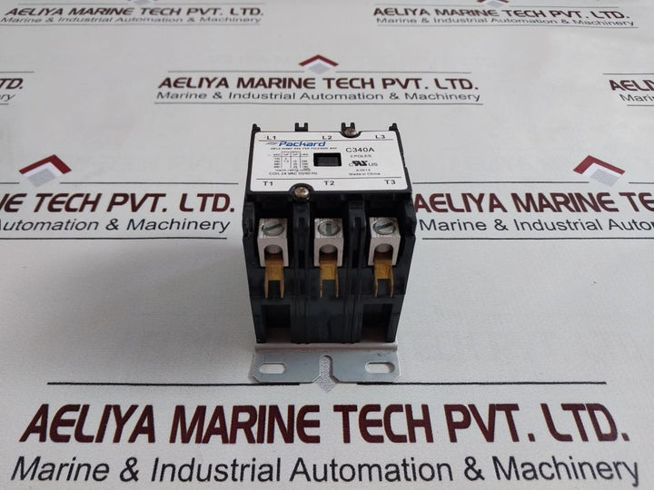 Packard C340A Magnetic Contactor 3 Poles 24 Vac