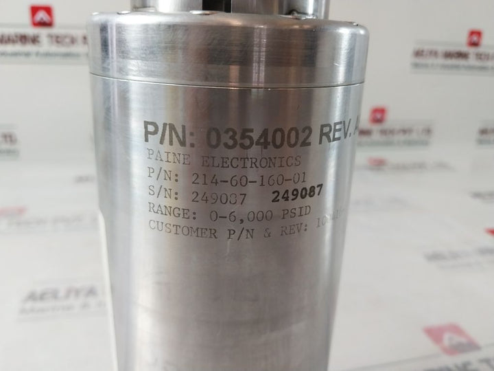Paine Electronics 214-60-160-01 Pressure Transmitter