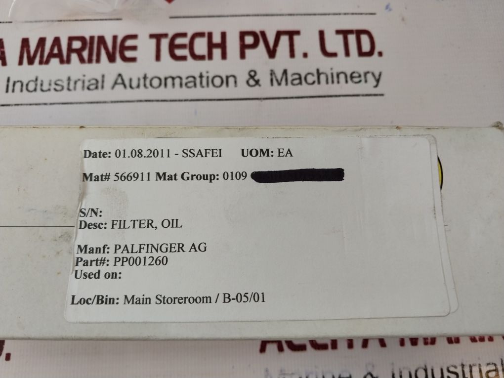 Palfinger Ea2169 Oil Filter