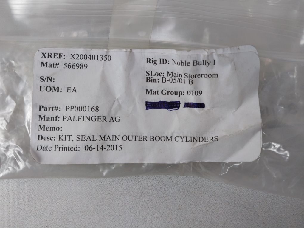 Palfinger Pp000168 Seal Kit