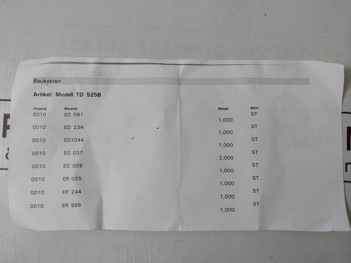 Palfinger Td525B Seal Kit Td525