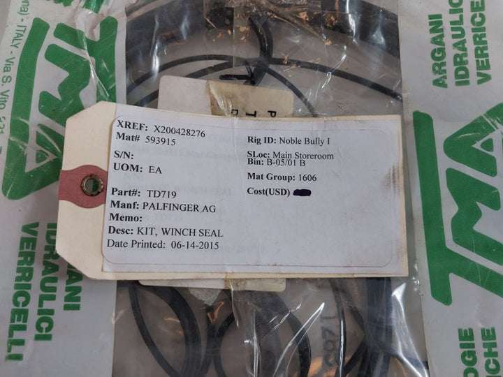Palfinger Td719 Winch Seal Kit