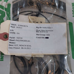 Palfinger Td719 Winch Seal Kit