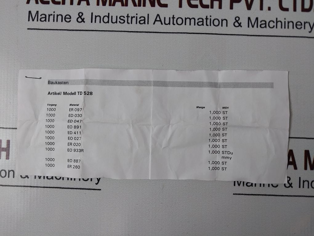 Palfinger Td 528 Seal Kit