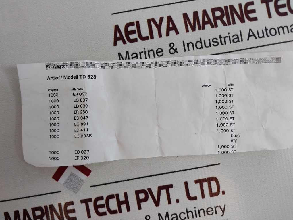 Palfinger Td 528 Seal Kit