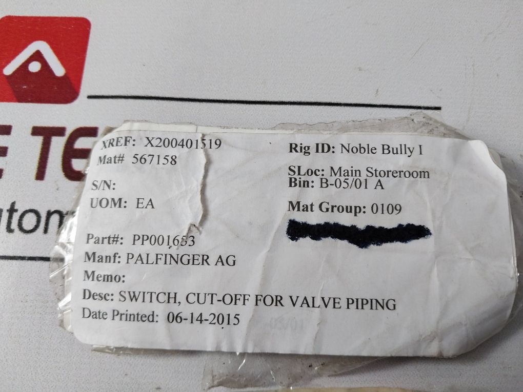 Palfinger Uv197Am Sequence Valve Pp001653