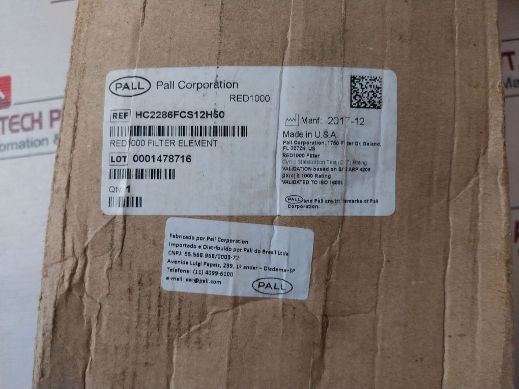 Pall Hc2286Fcs12H50 Filter Element