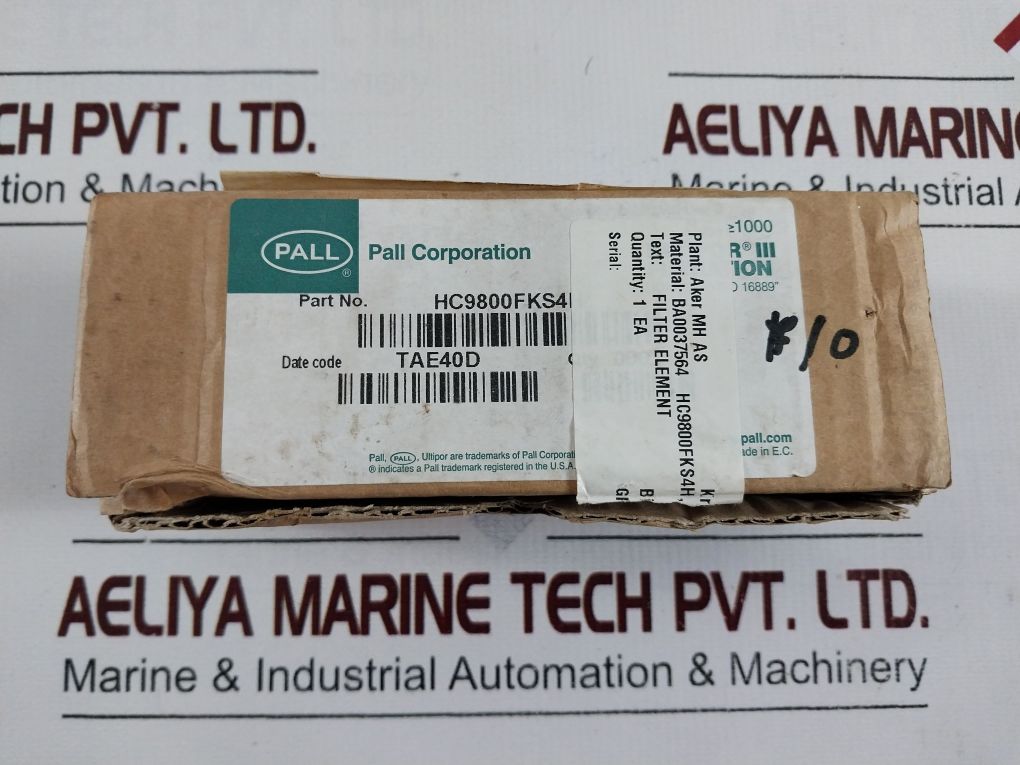 Pall Hc9800Fks4H Filter Element