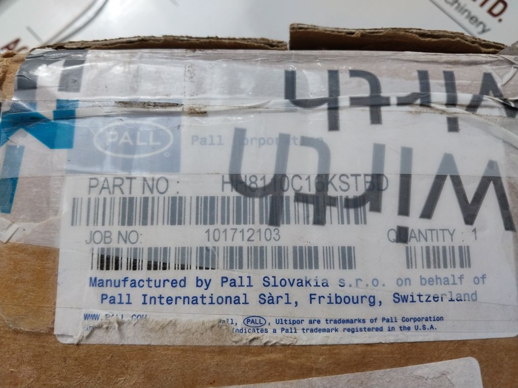 Pall Hh8110C16Kstbd Filter Housing Hc9100Fks13H