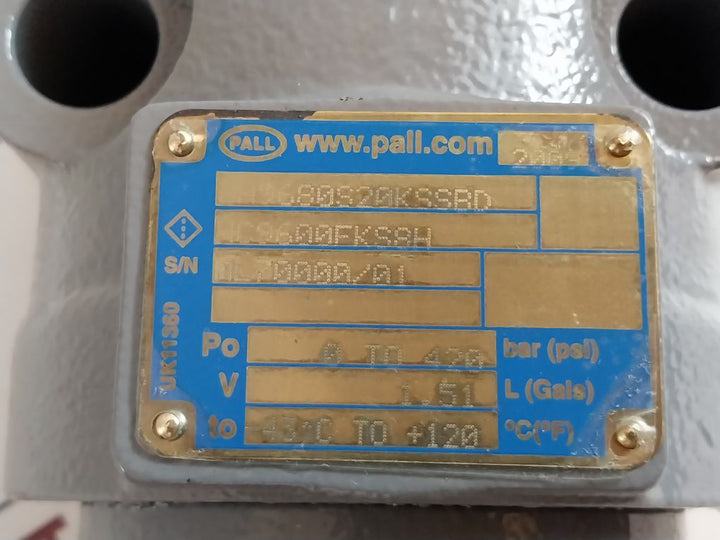 Pall Hh9680S20Kssbd Filter Rc860Mz090H