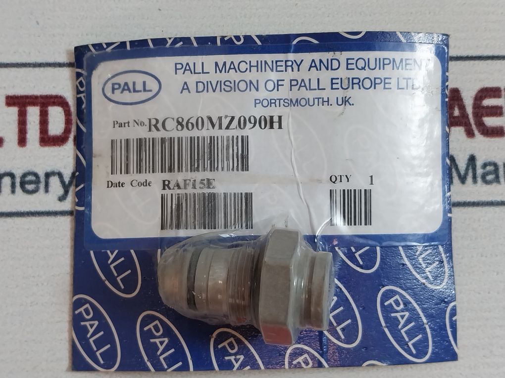 Pall Hh9680S20Kssbd Filter Rc860Mz090H