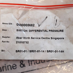 Pall Rc861Cz093Hssyt Differential Pressure Switch Set
