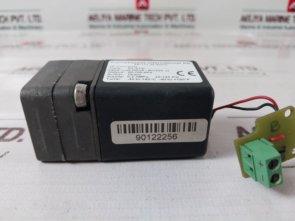 Palmstiernas International E5-std I/P Converter 4-20Ma 20-100 Kpa